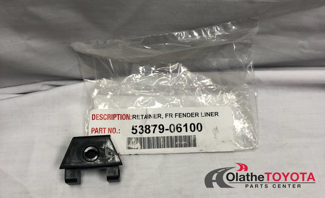 2012-2020 Toyota Retainer, Front Fender Liner 53879-06100