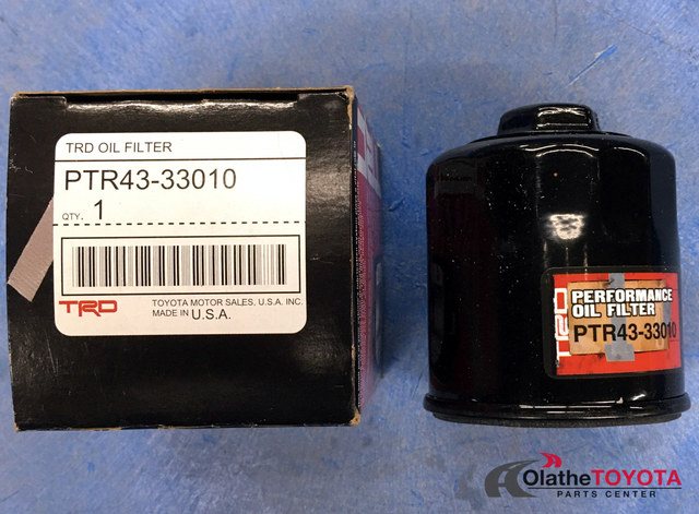 PTR4333010 - Performance: TRD Oil Filter for Scion: xB | Toyota: Camry, Celica, Corolla, Corolla iM, Highlander, Matrix, MR2 Spyder, Prius, Prius C, RAV4, RAV4 Prime, Solara, Yaris Image