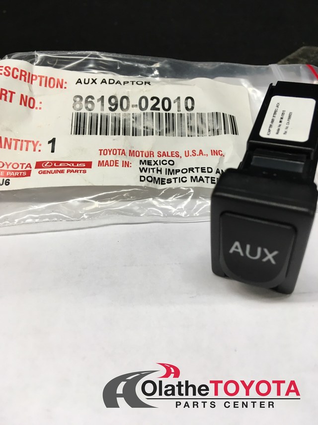 8619002010 - Body: Auxiliary Jack for Toyota: Corolla, Highlander, Sequoia, Sienna, Tacoma, Tundra Image