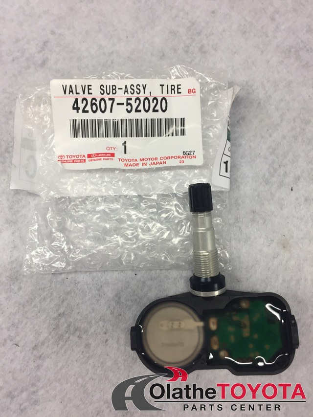 4260752020 - Electrical: TPMS Sensor for Scion: iM | Toyota: Corolla iM, Mirai, Prius, Prius AWD-e, Prius C, Prius Prime, Prius V, RAV4, Yaris Image