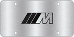82125B4DBE6 - : M Logo Marque Plate, Stainless Steel for BMW Image
