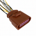 6X0973817A - : Genuine Audi 14-Pin Connector Housing - Wiring Plug Shell 6X0973817A OEM for Audi Image