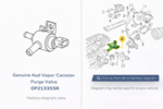 P2133352R - : Genuine Audi Vapor Canister Purge Valve 0P2133352R OEM EVAP Solenoid for Audi: RS Q8, SQ8 Image