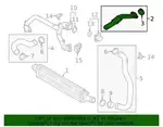 6M145673DT - Cooling System: Pressure Pipe for Audi Image