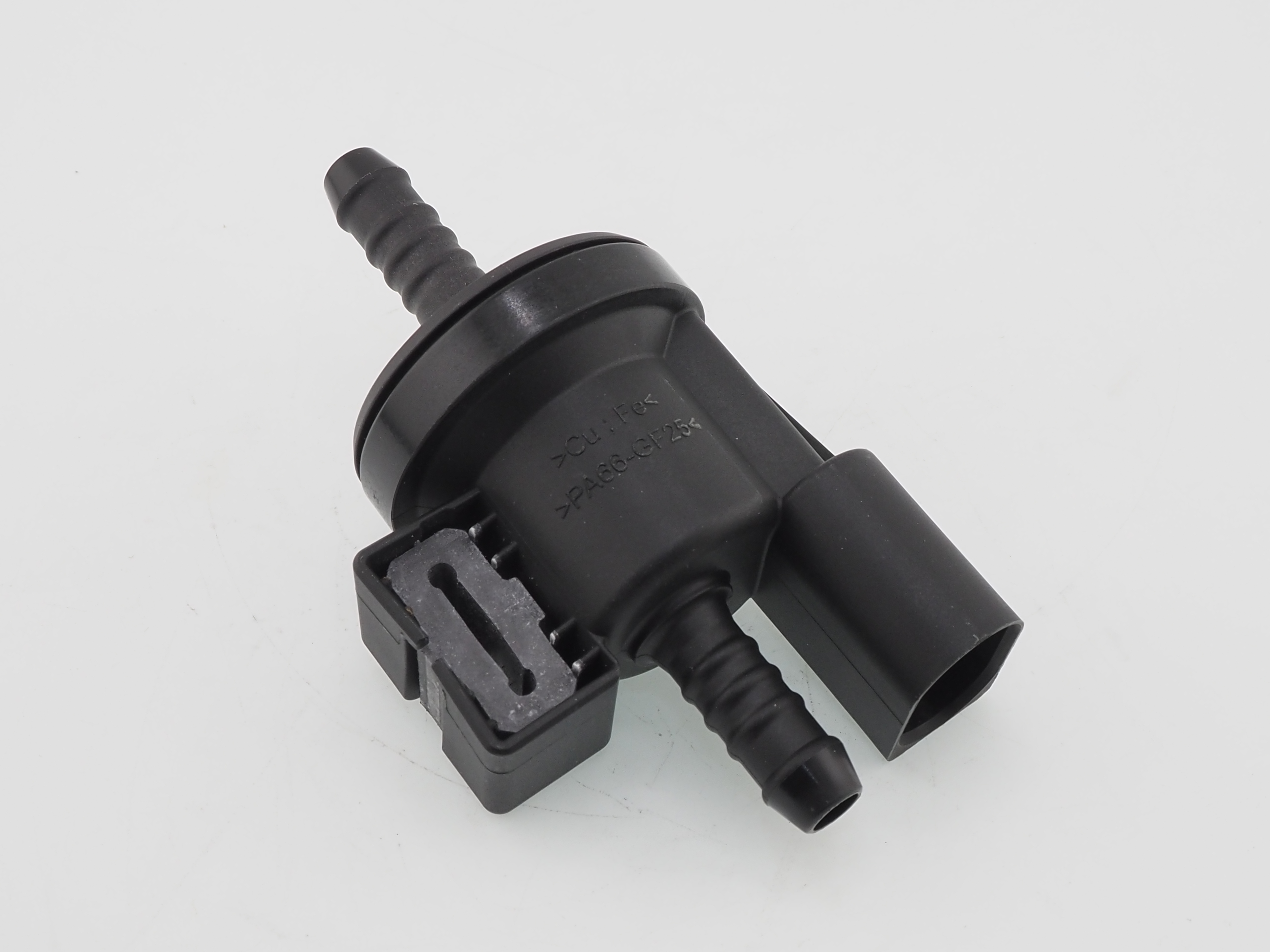 6E906517A - : Vapor Canister Purge Solenoid for Audi: A3, A4, A4 Quattro, A6, A6 Quattro, A8 Quattro, Q7, R8, RS4, RS5, S5, S6, S8, TT, TTS Quattro Image