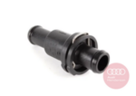 4E0121113 - : Audi OEM Thermostat Check Valve 4E0-121-113 A6/S6/A8/S8 2007–2018 for Audi: A6, A6 Quattro, A8 Quattro, S6, S8 Image