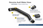 4E121064S - : Genuine Audi Water Hose 04E121064S OEM Engine Coolant Hose for Audi: A3 Sportback e-tron Image
