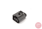 8P0973722 - : Genuine Audi Wiring Connector Plug - 2-Pin Electrical Housing for 8P0973722 OEM for Audi Image