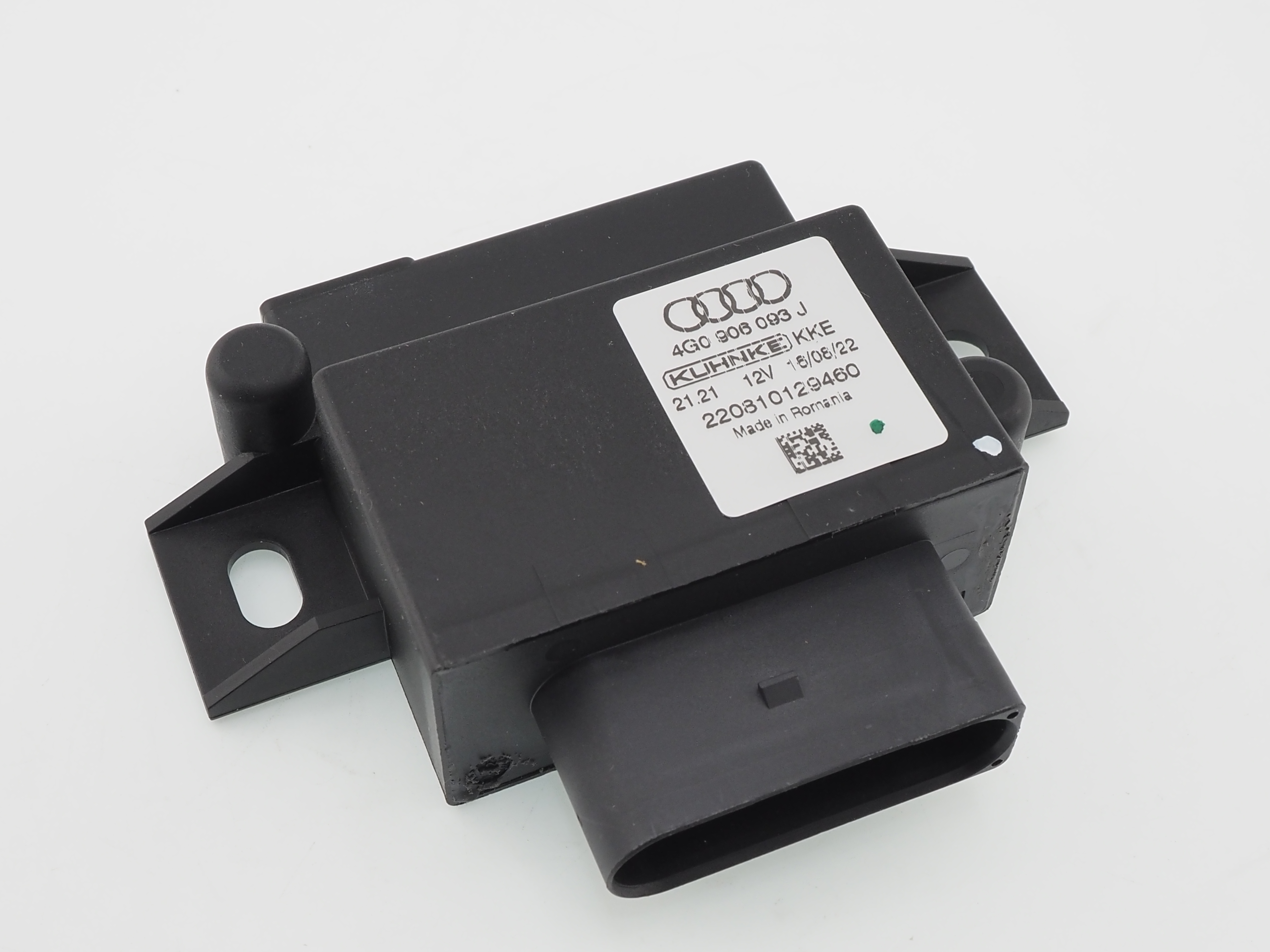 4G0906093J - : Control Module for Audi: A4, A4 Quattro, A5, A5 Quattro, A6, A6 Quattro, A7 Quattro, allroad, Q5, RS5, S4, S5, S6, S7, SQ5 Image