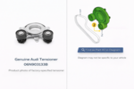 6N903133B - : Genuine Audi Tensioner 06N903133B OEM Accessory Belt Tensioner for Audi: A4, A4 allroad, A4 Quattro, A5 Quattro, A5 Sportback, A6 Quattro, A7 Sportback, Q5, Q5 PHEV, Q5 Sportback Image