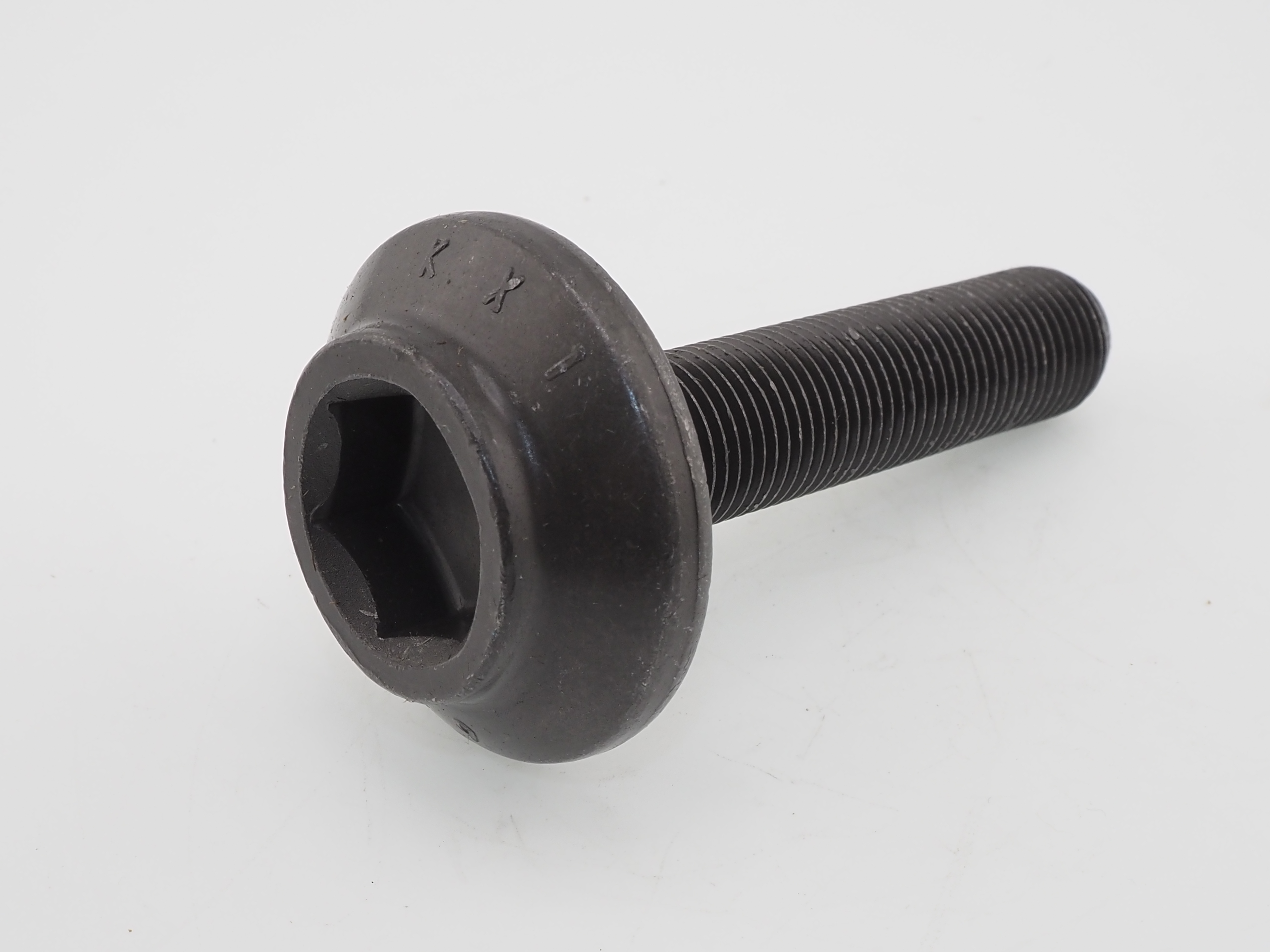 8E0407643A - : Axle Bolt for Audi: A4, A4 allroad, A4 Quattro, A5, A5 Quattro, A5 Sportback, A6, A6 allroad, A6 Quattro, A7 Quattro, A7 Sportback, A8 Quattro, allroad, e-tron Quattro, e-tron S, e-tron S Sportback, e-tron Sportback, Q5, Q5 PHEV, Q5 Sportback, Q7, Q8, Q8 e-tron, Q8 e-tron Sportback, R8, RS Q8, RS5, RS5 Sportback, RS6 Avant, RS7, RS7 Sportback, S4, S5, S5 Sportback, S6, S7, S7 Sportback, S8, SQ5, SQ5 Sportback, SQ7, SQ8, SQ8 e-tron, SQ8 e-tron Sportback Image