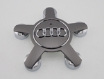 4F0601165N - : Wheel Center Cap for Audi: A3, A3 Quattro, A3 Sportback e-tron, A4, A4 Quattro, A5, A5 Quattro, A6, A6 Quattro, A7 Quattro, A8 Quattro, allroad, Q5, R8, RS7, S3, S4, S5, S6, S7, S8, SQ5, TT, TT Quattro, TT RS Quattro, TTS Quattro Image