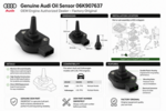 6K907637 - : Genuine Audi Oil Sensor 06K907637 OEM for Audi Image