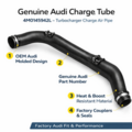 4M0145942L - : Genuine Audi Charge Tube 4M0145942L OEM Turbo Intake Pipe for Audi: Q7, Q8 Image