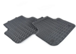 4M1061512041 - : All Weather Floor Mats - Rear for Audi: Q7, Q8, SQ8 Image