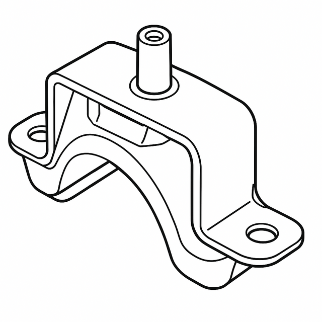 9S321795 - : Genuine Audi VW Support Part - Gearbox Mount / Element 09S321795 OEM for Audi Image