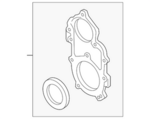 59103171AL - : Genuine Audi Timing Cover - 3 0L Diesel Engine Flange Kit 059103171AL OEM A6 for Audi Image