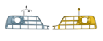 4G8807647E9B9 - Body: Grille for Audi Image