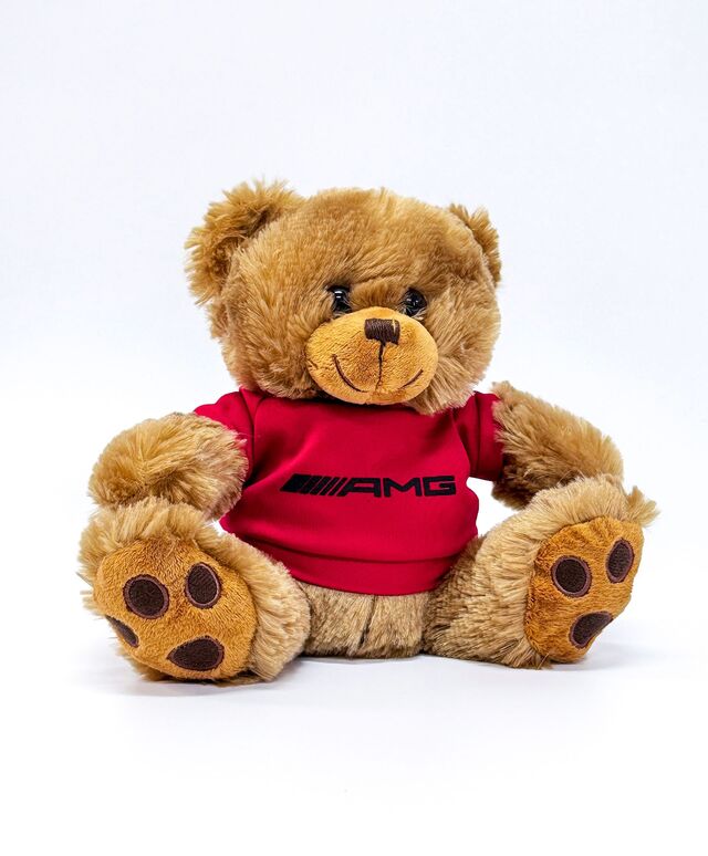 ʕ•ᴥ•ʔ 1533453-00 - Mercedes Amg Teddy Bear Brown Bear With Red S