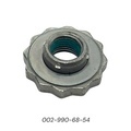 29906854 - Front Axle: Hex. Nut W Flange + Piece for Mercedes-Benz: 300C, 300CD, 350SD, AMG GT 43, AMG GT 53, AMG GT 63, AMG GT 63 S, AMG GT 63 S E Performance, C300, C350e, C400, C43 AMG, C450 AMG, C63 AMG, C63 AMG S, C63 AMG S E Performance, CLE300, CLE450, CLE53 AMG, CLS450, CLS53 AMG, E300, E350, E400, E43 AMG, E450, E53 AMG, E63 AMG S, EQE 350, EQE 350 SUV, EQE 350+, EQE 350+ SUV, EQE 500, EQE 500 SUV, EQE AMG, EQE AMG SUV, EQS 450, EQS 450 SUV, EQS 450+, EQS 450+ SUV, EQS 580, EQS 580 SUV, EQS AMG, GLC300, GLC350e, GLC43 AMG, GLC63 AMG, GLC63 AMG S, GLC63 AMG S E Performance, Maybach EQS 680 SUV, Maybach S580, Maybach S680, S500, S580, S580e, S63 AMG E Performance Image