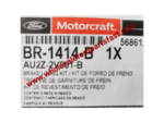 AU2Z2V001F - : Kit - Brake Lining for Ford Image